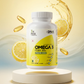 Omega 3 Fish Oil – 3x Max Strength | 1500mg EPA+DHA with Aloe Vera, Vit D3 & K2