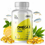 Omega 3 Fish Oil – 3x Max Strength | 1500mg EPA+DHA with Aloe Vera, Vit D3 & K2